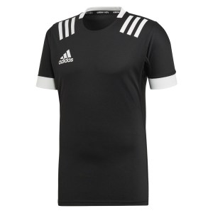 Adidas 3 Stripes Fitted Rugby Jersey