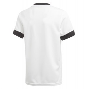 Adidas Kids 3 Stripes Rugby Jersey White-Black
