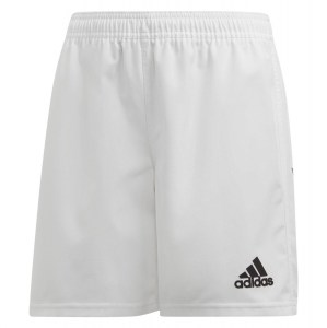 Adidas Kids Classic 3s Rugby Shorts White-Black