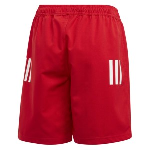 Adidas Kids Classic 3s Rugby Shorts Scarlet-White