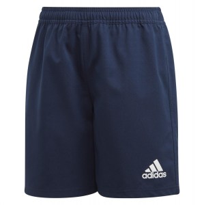 Adidas Kids Classic 3s Rugby Shorts Collegiate Navy-White