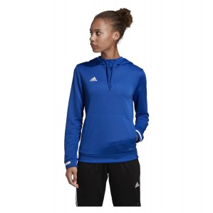 Adidas Womens Team 19 Hoody (w) Team Royal Blue-White