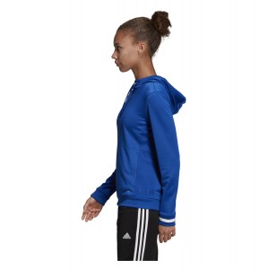 Adidas Womens Team 19 Hoody (w) Team Royal Blue-White