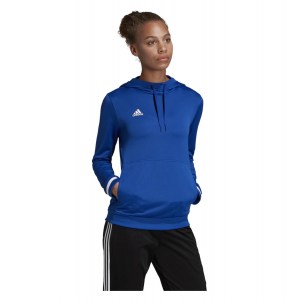 Adidas Womens Team 19 Hoody (w) Team Royal Blue-White