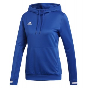 Adidas Womens Team 19 Hoody (w) Team Royal Blue-White