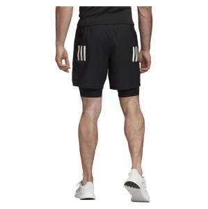 Adidas Classic 3s Rugby Shorts Black-White