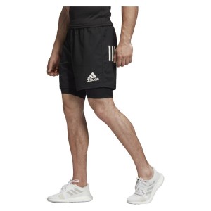 Adidas Classic 3s Rugby Shorts Black-White