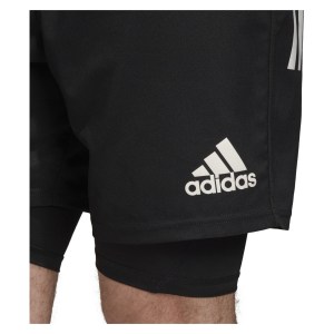 Adidas Classic 3s Rugby Shorts Black-White