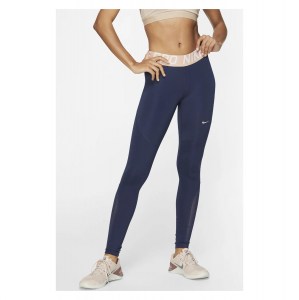 Nike Womens Pro Tight Midnight Navy-Metallic Red Bronze