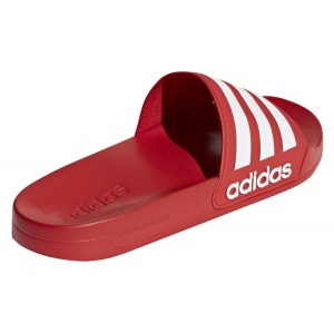 Adidas Adilette Cloudfoam Slides Red-White