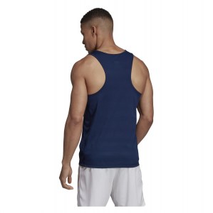 Adidas-LP T19 Singlet Team Navy Blue-White