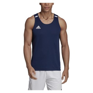 Adidas-LP T19 Singlet Team Navy Blue-White