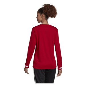 Adidas-LP Womens Team 19 Long Sleeve Jersey Power Red-White