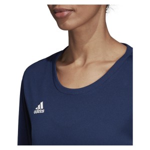 Adidas-LP Womens Team 19 Long Sleeve Jersey Team Navy Blue-White