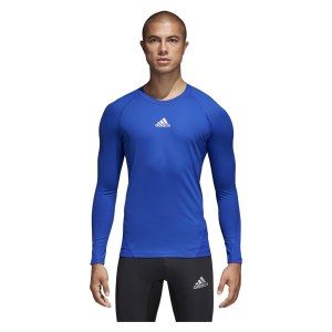 Adidas Alphaskin Long Sleeve Baselayer Bold Blue