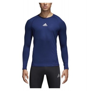 Adidas Alphaskin Long Sleeve Baselayer Dark Blue