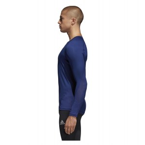 Adidas Alphaskin Long Sleeve Baselayer Dark Blue