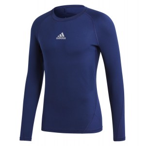 Adidas Alphaskin Long Sleeve Baselayer Dark Blue
