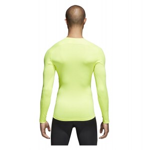 Adidas Alphaskin Long Sleeve Baselayer Solar Yellow