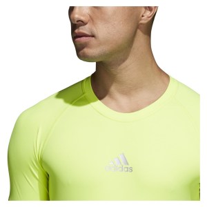 Adidas Alphaskin Long Sleeve Baselayer Solar Yellow