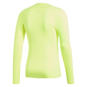 Adidas Alphaskin Long Sleeve Baselayer Solar Yellow