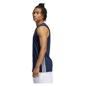 Adidas 3g Speed Reversible Basketball Jersey Collegiate Navy-White