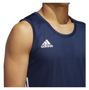 Adidas 3g Speed Reversible Basketball Jersey Collegiate Navy-White