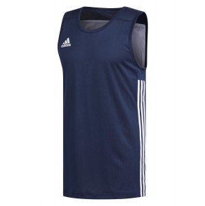 Adidas 3g Speed Reversible Basketball Jersey Collegiate Navy-White