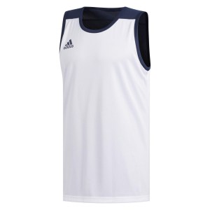 Adidas 3g Speed Reversible Basketball Jersey Collegiate Navy-White
