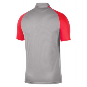 Nike Trophy Iv Short Sleeve Shirt Pewter Grey-Bright Crimson-Black