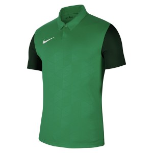 Nike Trophy Iv Short Sleeve Shirt Pine Green-Gorge Green-White