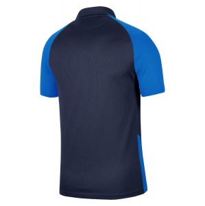 Nike Trophy Iv Short Sleeve Shirt Midnight Navy-Photo Blue-White