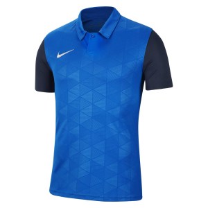 Nike Trophy Iv Short Sleeve Shirt Royal Blue-Midnight Navy-White