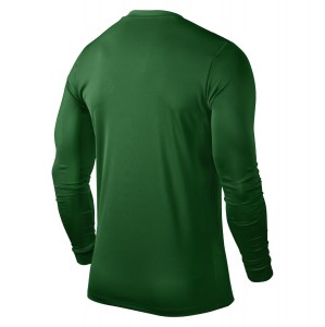 Nike Park VIi Dri-fit Long Sleeve Football Shirt Pine Green-White