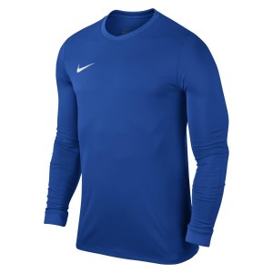 Nike Park VIi Dri-fit Long Sleeve Football Shirt Royal Blue-White