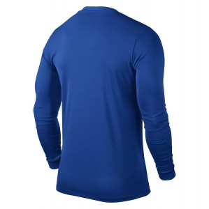 Nike Park VIi Dri-fit Long Sleeve Football Shirt Royal Blue-White