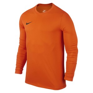 Nike Park VIi Dri-fit Long Sleeve Football Shirt Safety Orange-Black