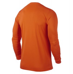 Nike Park VIi Dri-fit Long Sleeve Football Shirt Safety Orange-Black