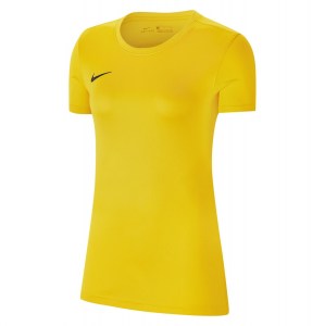 Nike Womens Park VIi Dri-fit Shirt Sleeve Shirt (w) Tour Yellow-Black
