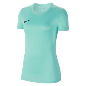 Nike Womens Park VIi Dri-fit Shirt Sleeve Shirt (w) Hyper Turq-Black