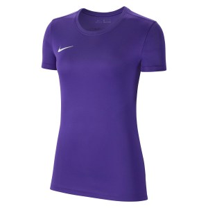 Nike Womens Park VIi Dri-fit Shirt Sleeve Shirt (w) Court Purple-White