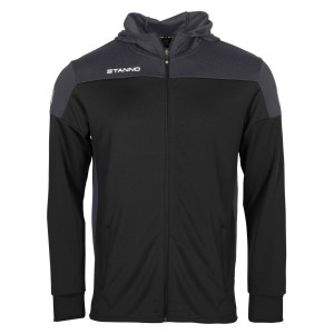 Stanno Pride Full Zip Hooded Top Black - Anthracite