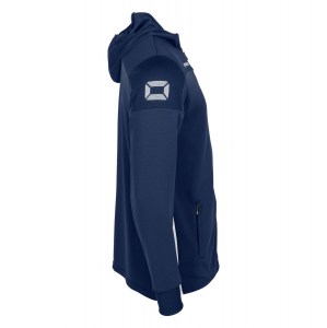 Stanno Pride Full Zip Hooded Top Navy - White