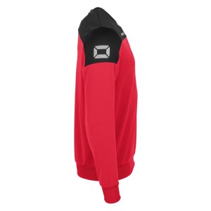 Stanno Pride Round Neck Sweatshirt Red - Black