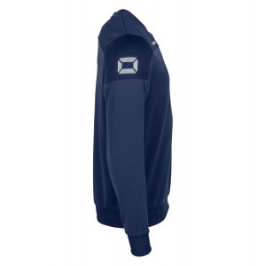 Stanno Pride Round Neck Sweatshirt Navy - White