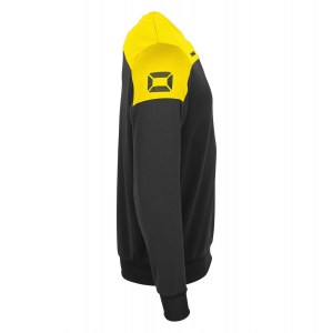 Stanno Pride Round Neck Sweatshirt Black - Yellow