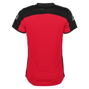 Stanno Womens Pride Short Sleeve T-shirt (w) Red - Black