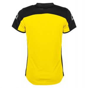 Stanno Womens Pride Short Sleeve T-shirt (w) Yellow - Black