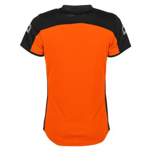 Stanno Womens Pride Short Sleeve T-shirt (w) Orange - Black