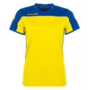 Stanno Womens Pride Short Sleeve T-shirt (w) Yellow - Royal